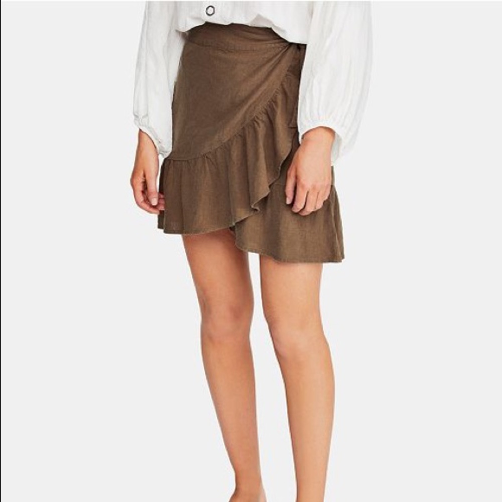 FREE PEOPLE Ruffle My Feathers Skirt